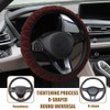 Lecctso Lecctso Fuzzy Steering Wheel Cover, Universal 15'' Steering Wheel