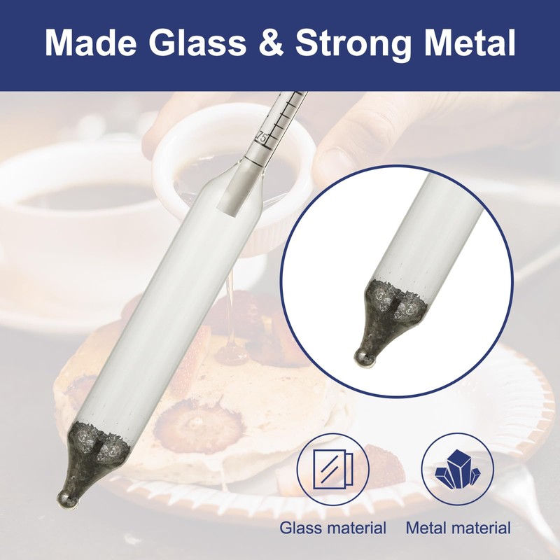 Maple Syrup Hydrometer Test Cup Kit, Maple Syrup Density Kit,
