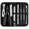 NORCHAN Heavy Duty Toenail Clipper Set for Seniors with Case