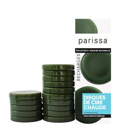Parissa Hard Wax Refill Pods |15 Pods (13.2 Oz) | No-Strip Hot Wax with Natural Beeswax, Salon-Strength for Brazilian, Bikini & Facial Hair Removal | For Sensitive Skin, Chin, Upper Lip & Face