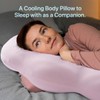 TEXSTEAD Pea Body Pillow for Side Sleepers, Cooling Hugpillow for