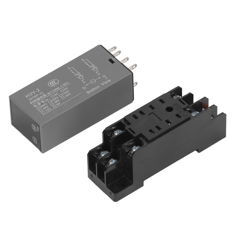 Delay Timer Relay 2 Way LCD Digital Display Electrical Multifunctional