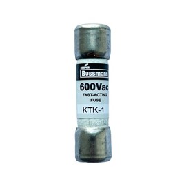 New OEM KTK-1 KTK-1A 600Vac Fast Acting Fuse, Pack of 10