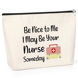 Nurse Gifts Funny Nurse Makeup Bag Nursing Student Gifts Future Nurse Gifts Nurse Practitioner Gift Thank You Gift Nursing School Graduation Gift Appreciation Gift for Nurse Makeup Travel Pouch