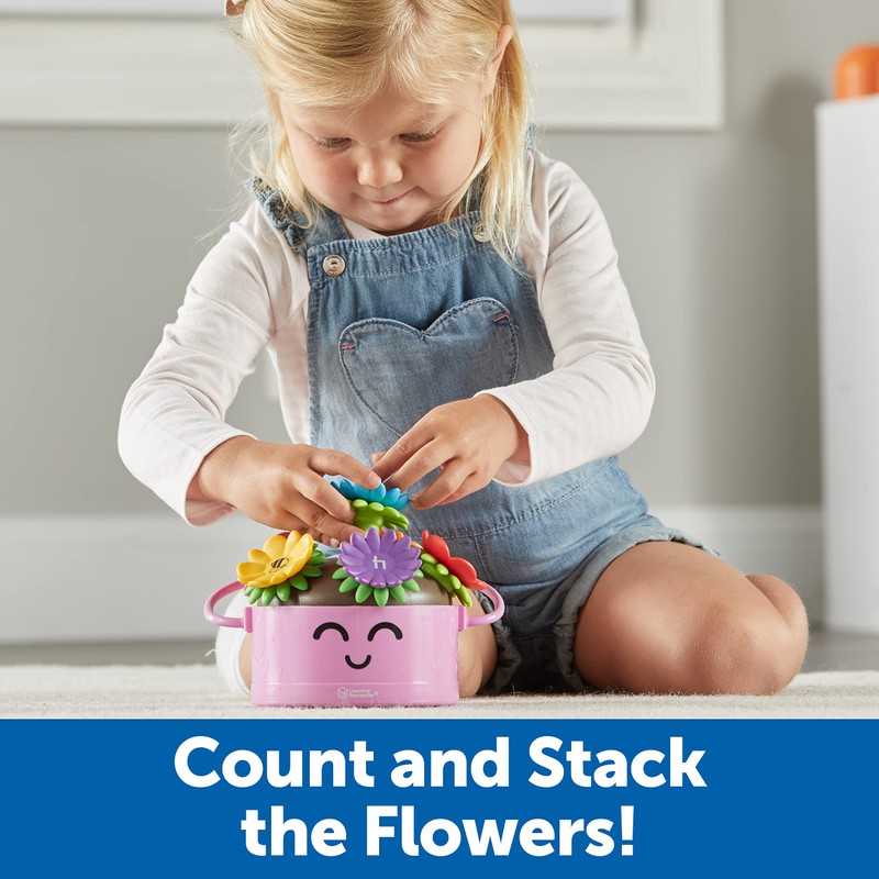 Learning Resources Poppy The Count & Stack Flower Pot -