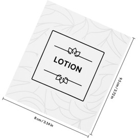 Etiquetas Adhesivas Impermeables para Organizar el Baño Etiqueta de Clasificación Resistente al Aceite y Lavable para Botellas de Champú y Baño