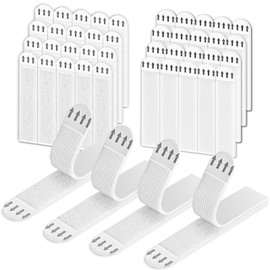 Large Picture Hanging Strips, 20 Pairs (40 Strips) Heavy Duty Damage Free Hanging Picture Hangers, No Tools Wall Hanging Strips for Living Spaces, Picture Hangers for Walls Hanging Without Nails