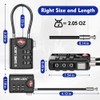 SURE LOCK TSA Compatible Travel Luggage Locks, Inspection Indicator, Easy