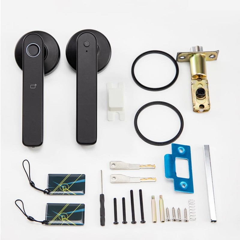 Smart Biometric Fingerprint Door Lock System,Work with Tuya/Smartlife APP Bluetooth