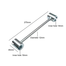 14-19MM Scharnierspalt-Einstellschlüssel Türscharnier-Einstellwerkzeug Scharnier Spalteinstellschlüssel Türscharnier Werkzeug Türöffnungswerkzeug für Flaggenscharnier
