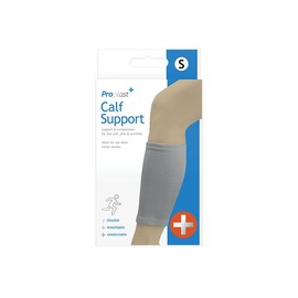 Comfortable Calf Support Bandage - Compression for Shin and Achilles Recovery (Calf Support, Small)