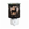 Aroma Black & Gold Stag Plug In Wax Melt Warmer