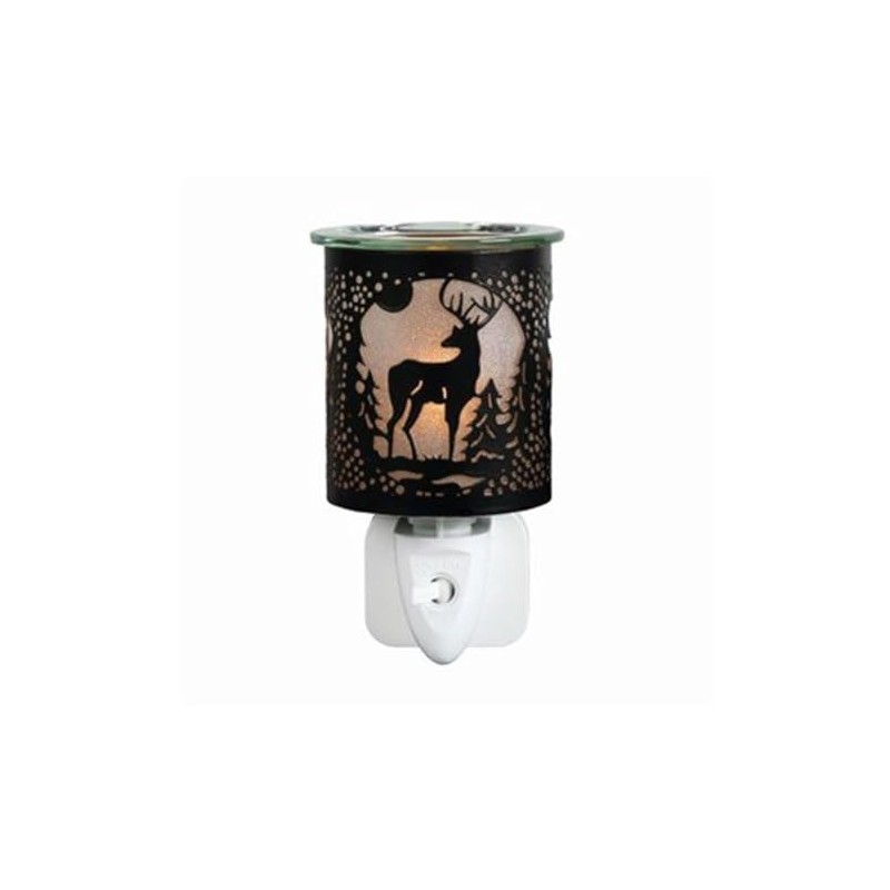 Aroma Black & Gold Stag Plug In Wax Melt Warmer