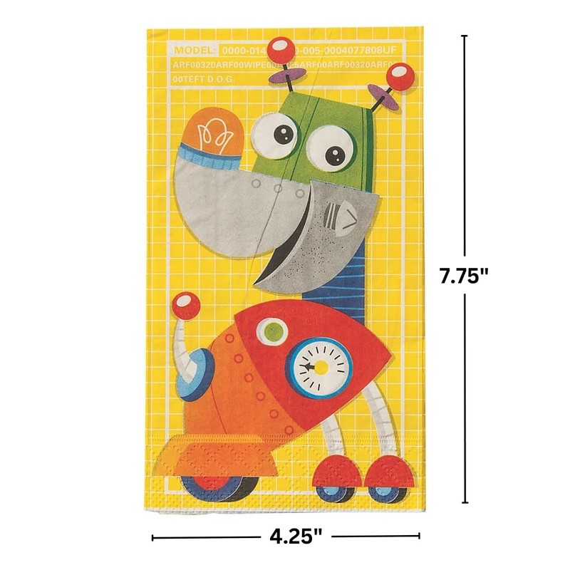 Fun Express ROBOT PARTY DINNER NAPKINS (16PC)