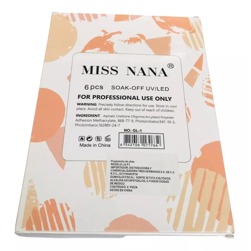 Miss Nana Set Esmaltes Happy Nail Caja Con 6 Tonos