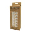 CTIGERS Cute Pineapple Patterns Paper Straws Summer Friut Style Biodegradable