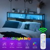 Livofloral Headboard Queen Size, Headboards with Charging Station, USB Port