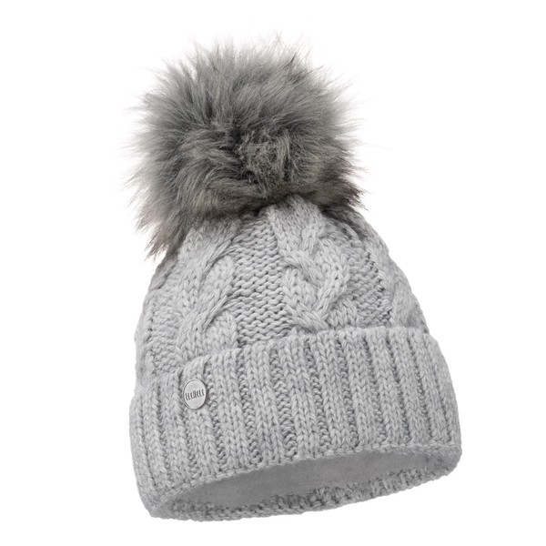 ELIMELI® Winter Hat Women's Hat with Fur Bobble Fleece Lining