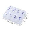 Weekly Pill Organizer | Weekly Supplement Organizer,Elderly Spill-Proof Container, 8-Compartment