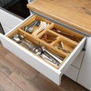 ZAVOOS 6 Pieces Bamboo Drawer Organizer, Multi-Use Individual Junk Tea