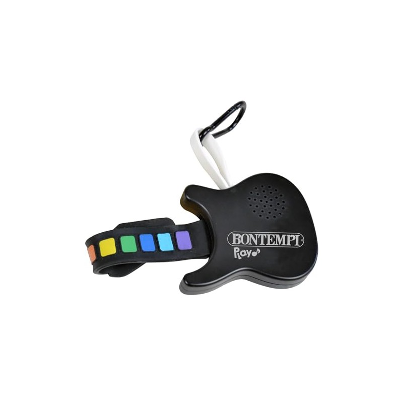 Bontempi | Portachiavi Musicale Chitarra, Portachiavi Flessibili Soft Rubber e