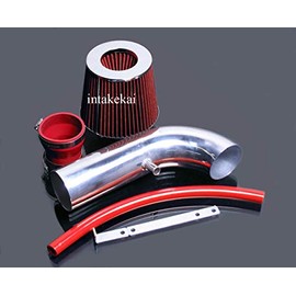 INTAKEKAI Performance Air Intake (Compatible with 1985-1988 PONTIAC FIERO 2.8 2.8L V6 MODELS) (RED)