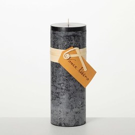 Vance Kitira Distressed Black Pillar Candle