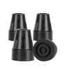 supregear Crutch Tips, 4-Pack Heavy Duty Rubber Cane Tips Non-Slip