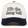 Two Tone Vintage Snapback Hat - Hit The Dang Ball
