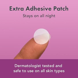 Rael Parche curativo para el acné durante la noche, más grueso y extra adherencia, cubierta de manchas hidrocoloides, tratamiento avanzado de manchas,