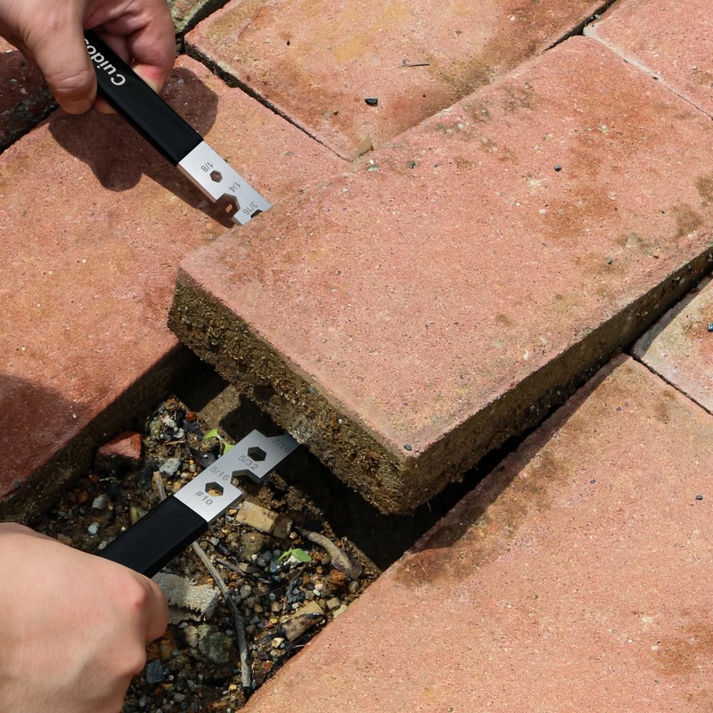 2-in-1 Paver Removal Tool with Hex Wrench, 2 Pcs Set