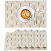 Ruvanti Placemats 100% Cotton 13 x 19 Inch, Dining Table