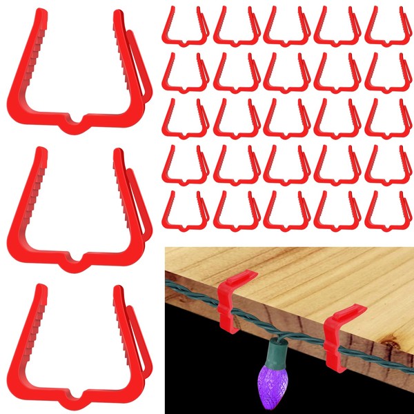 Christmas Light Hangers Clips 1 5/8 inch Fascia Board Clips