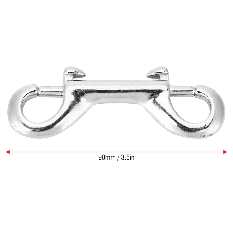 equlup Scuba Diving Buckle 316 Stainless Steel Double Ended Bolt