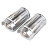 Unbranded Chrome Front Fork Boot Slider Covers Cow Bell For