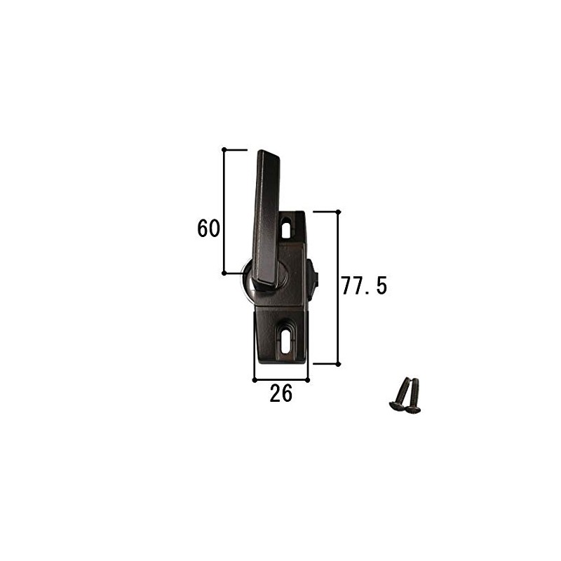 Sankyo Tateyama Aluminum Crescent 993K2218R0-BK