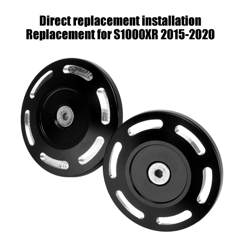 Pair Motorcycle Frame Hole Cover Aluminium Alloy Replacement for S1000XR
