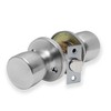 XFORT Tulip Passage Knob Set Satin Chrome, Door Knob for