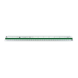ALVIN, Metric Triangular Scale, Multipurpose Drafting Ruler for Drawing, Planning, and Design, Great for Students and Professionals - 30 cm