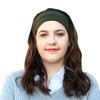 Satin Life Satin Lined Headband, Protective Style (Olive Green)