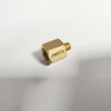 JSMOUID 1/2 Inch Male x 1/2'' Female NPT Brass Pipe