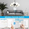 Sunmerit Wireless Dimmer Switch, 2 Remote Light Switch and 2