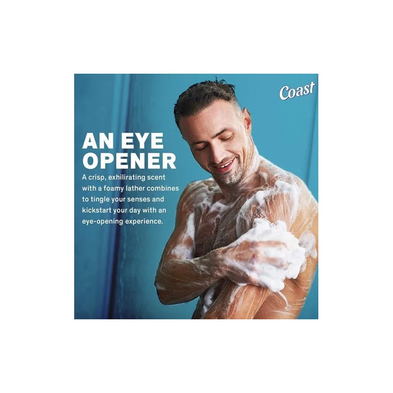 Desodorante Refrescante Soap Bar Coast, 120 Ml, 4 Unidades