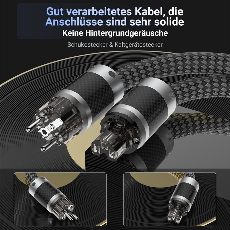 Tertullus HiFi High End Power Cable C15 Power Cable HiFi