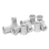 200pcs Professional Aluminum Threaded Insert Nut Rivet Nut Fastener Accessory
