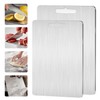 Titanium Cutting Board, Double Sided Stainless Steel Non Toxic Cutting