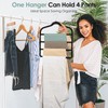 Velvet Hangers Space Saving Non Slip Pant Velvet Hangers, DUDUCOFU