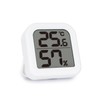 dretec Thermometer/Hygrometer, Digital Large Screen, Wall Mounted, Stand, Portable, White