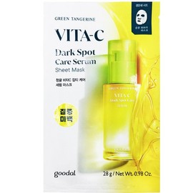 Goodal Green Tangerine Vita C Blemish Care Serum Mask 28g / 청귤 비타씨 잡티 케어 세럼 마스크28g