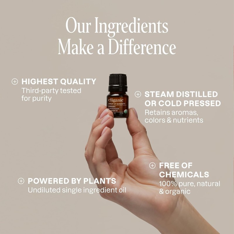Cliganic Organic Frankincense Essential Oil - Boswellia Serrata, 100% Pure